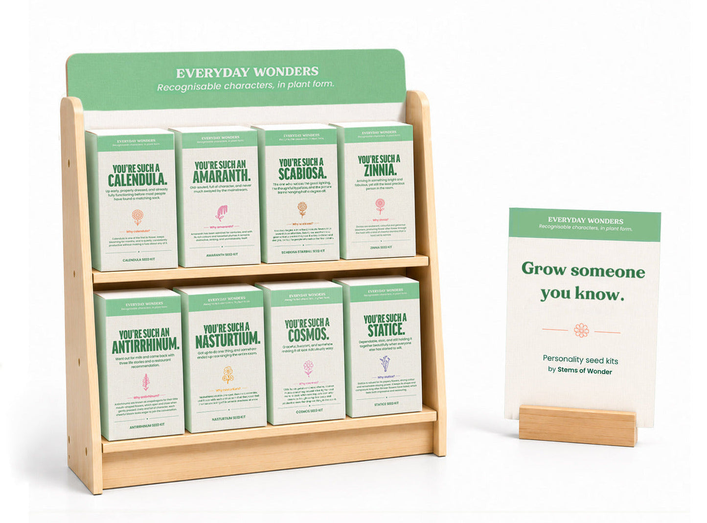 Everyday Wonders – Personality-inspired Seed Kits
